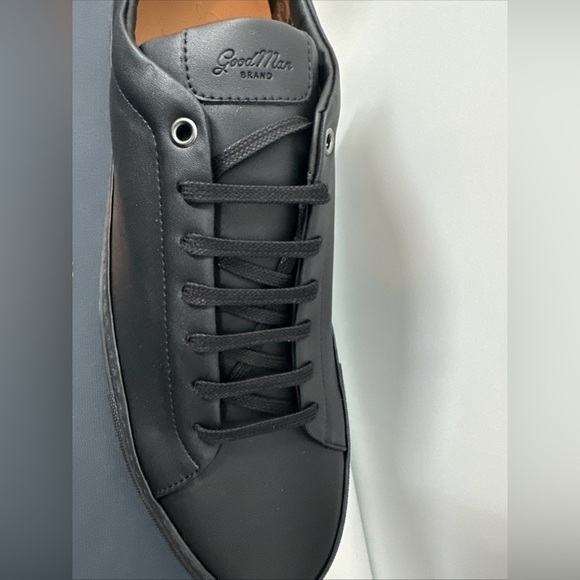 Good Man Brand® Sz 14 Men's Edge Sneaker Italian Leather in Black - $228 - Picture 2 of 5